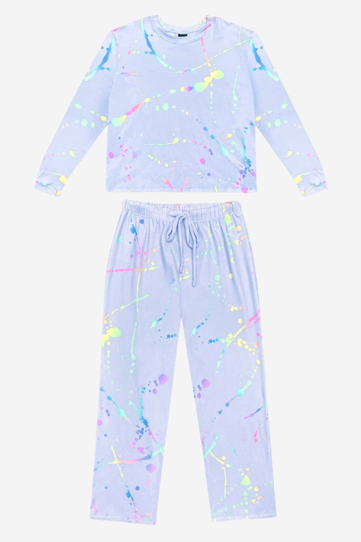 PixieLane - Vendita all'ingrosso Set loungewear - bambini - Pantaloni Easy Tee & Karate a manica lunga Simply Soft25