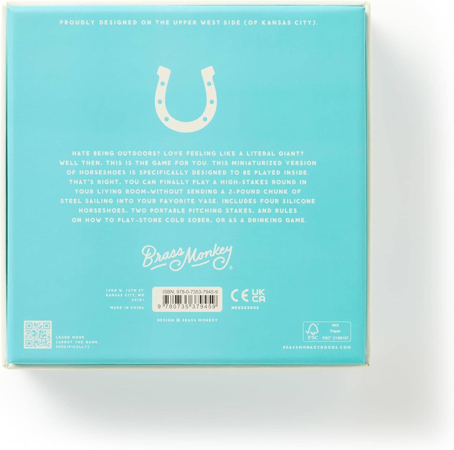 Chronicle Books - Wholesale Board Game - Brass Monkey Giddy Up Tabletop Horseshoes Game6