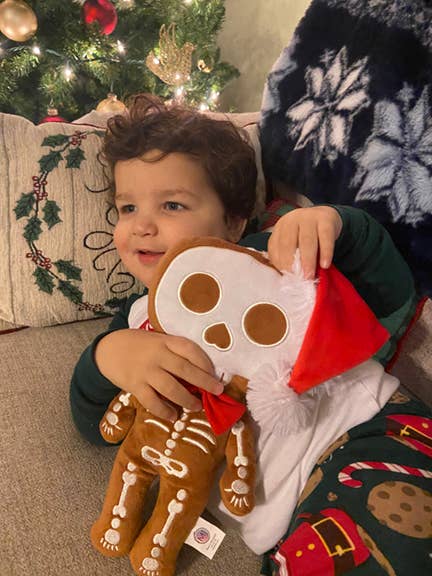 MaterialJill - Wholesale Stuffed/Plush Toy - Kids & Baby - 12" Halloween, Spooky Christmas Plush - GingerDEAD Man3