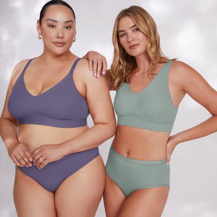 Bliss Triangle Bralette - Overcast for wholesale on Faire