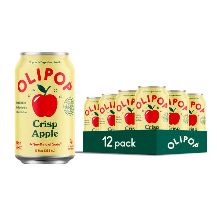 Olipop - Wholesale Soda/Carbonated Drink - Crisp Apple