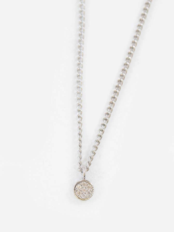 Dot Charm Necklace | Silver for wholesale by Lovoda