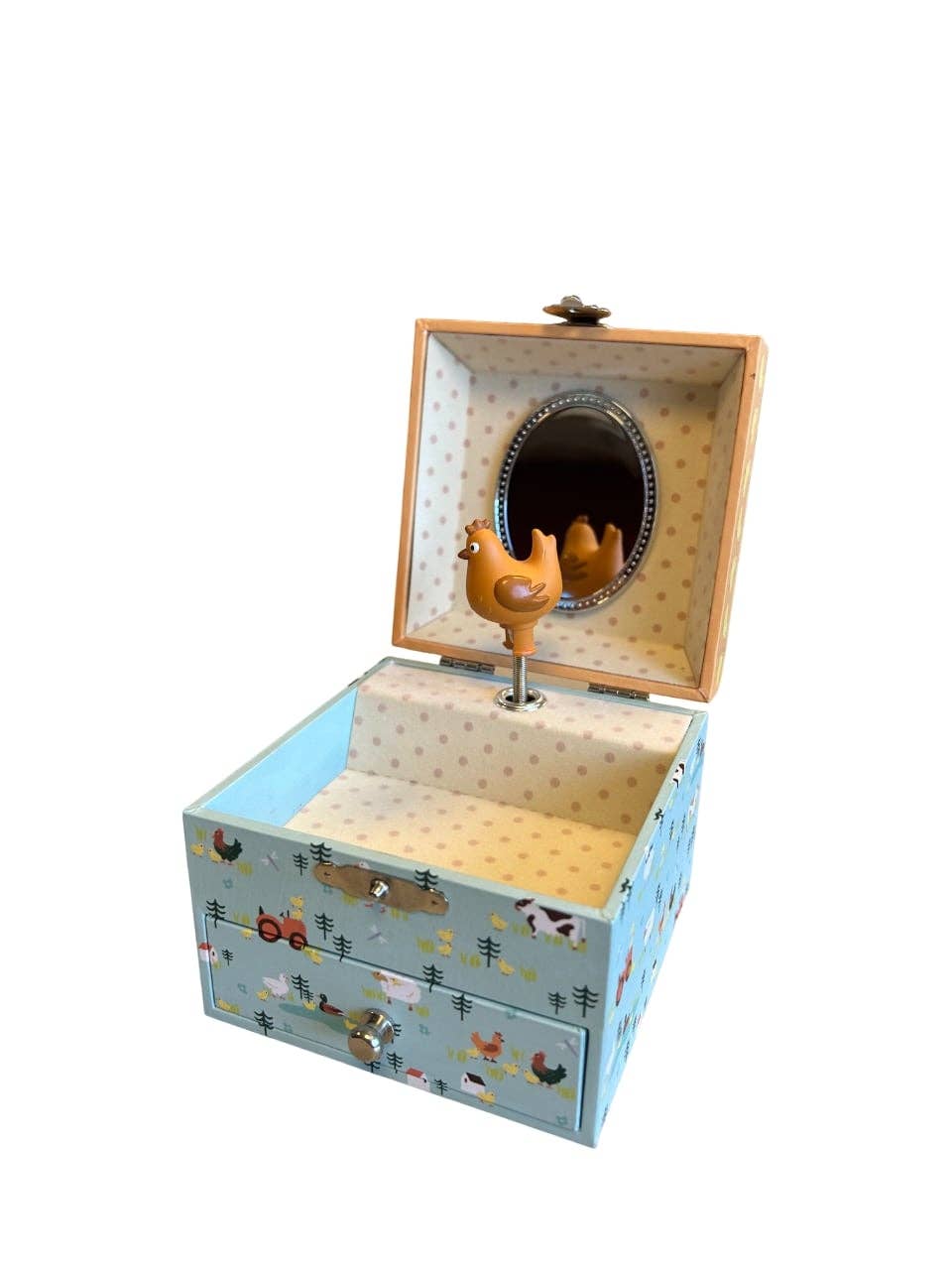 TROUSSELIER SAS - Vente Boîte à musique – enfant et bébé - Coffret Musique Cube Ferme
1