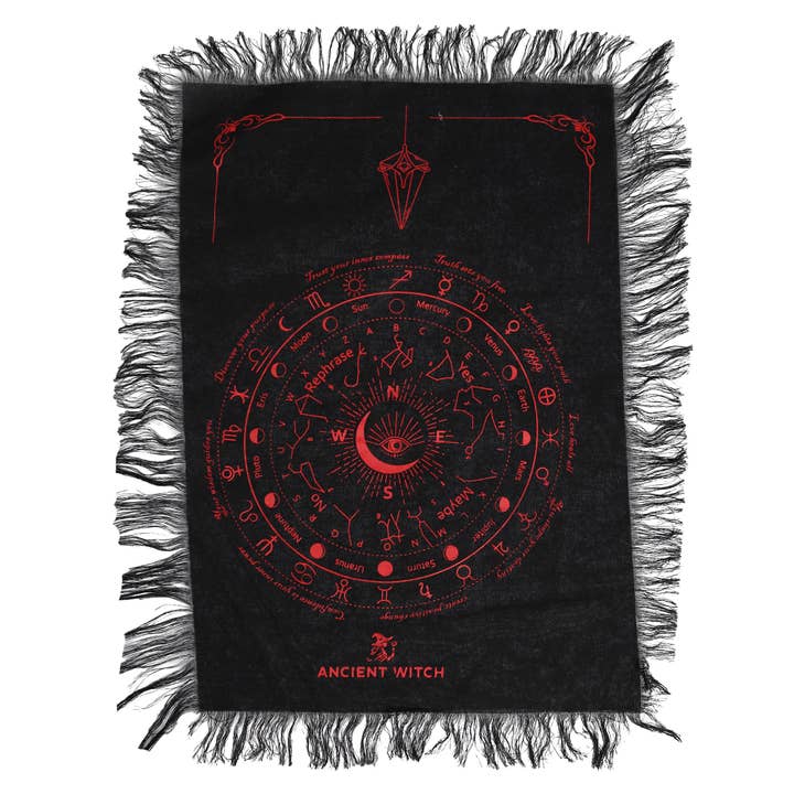 Ancient Wisdom - Wholesale Tablecloth - Ancient Witch Pendulum Divination Cloth5