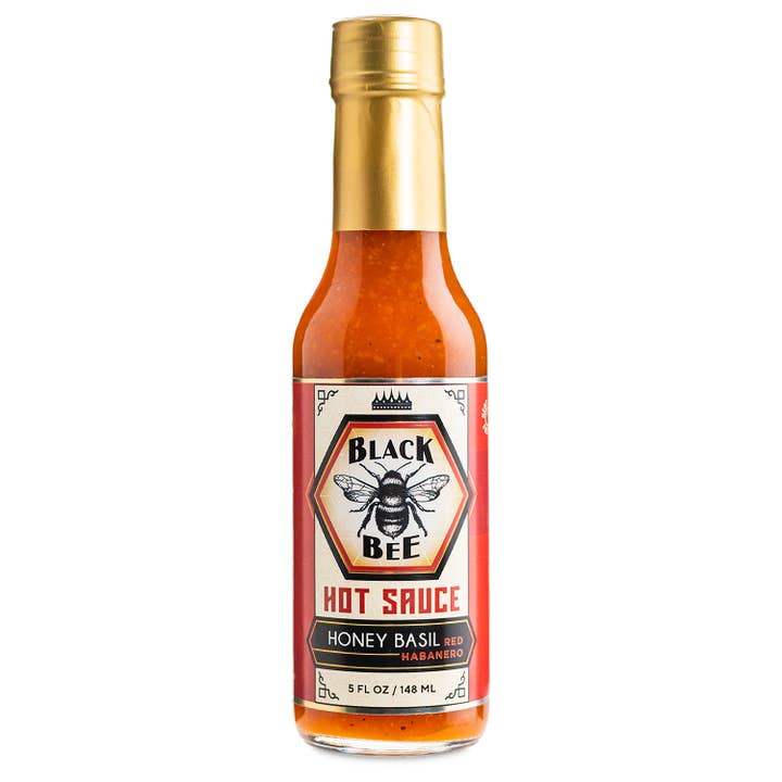 Molho de Mel Manjericão Pimenta Vermelha por atacado de Black Bee Hot Sauce Co.
