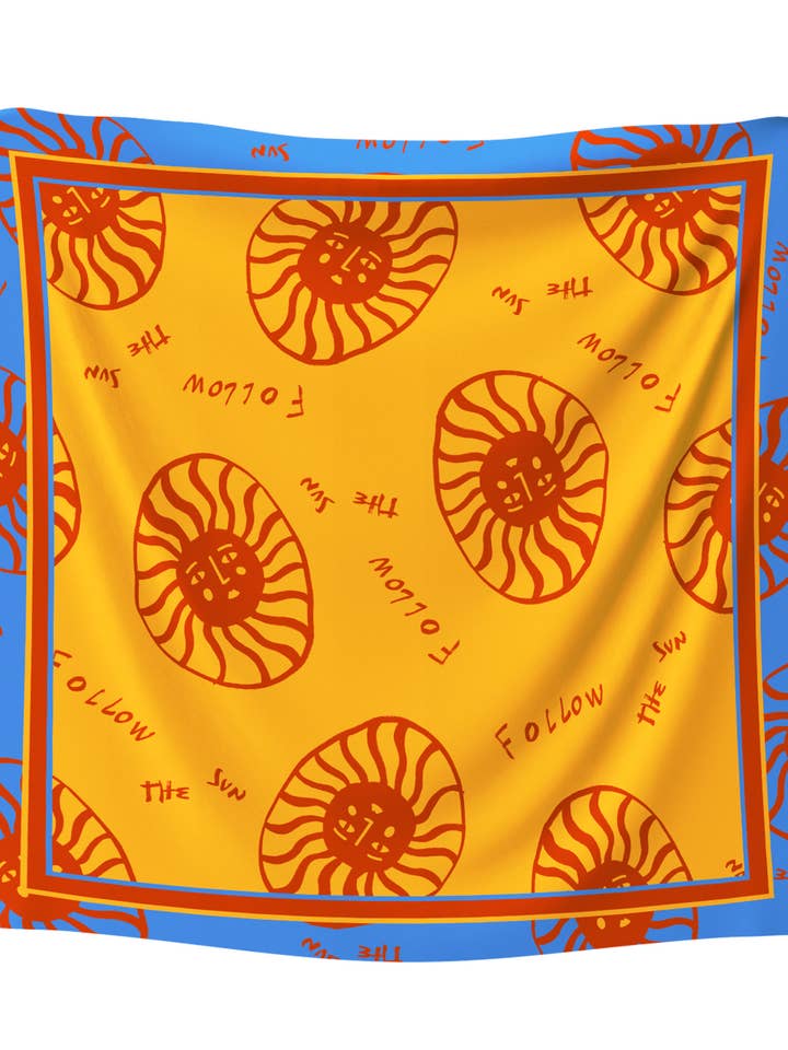 Medium Scarf SUNNER / Silk & Cotton for wholesale by STUDIO ARDE