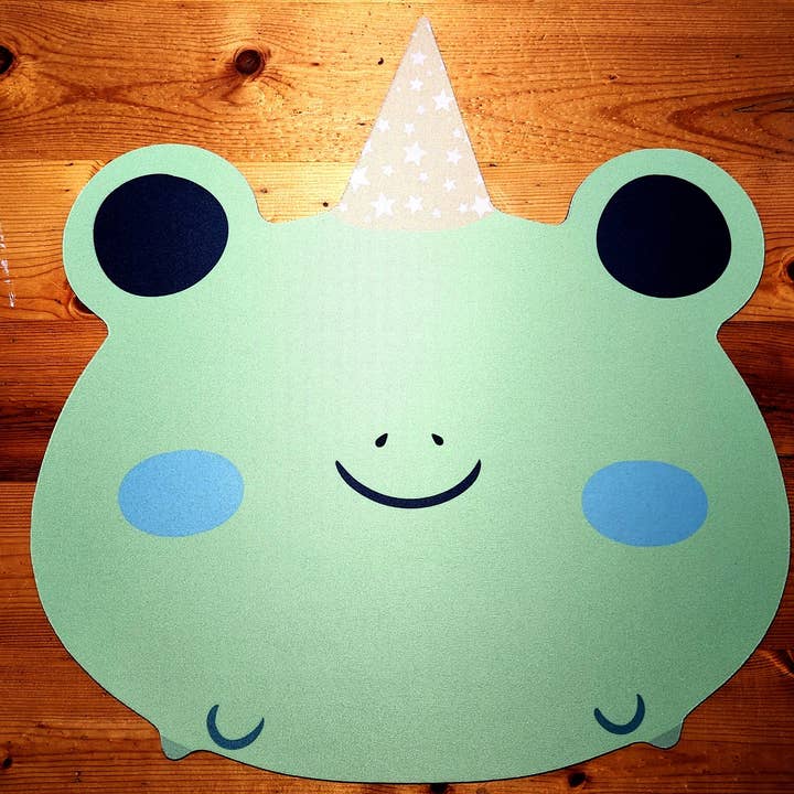 Shaped Mousepads: Frog | D20 | Moon Whale Shark for wholesale by Misul Studios