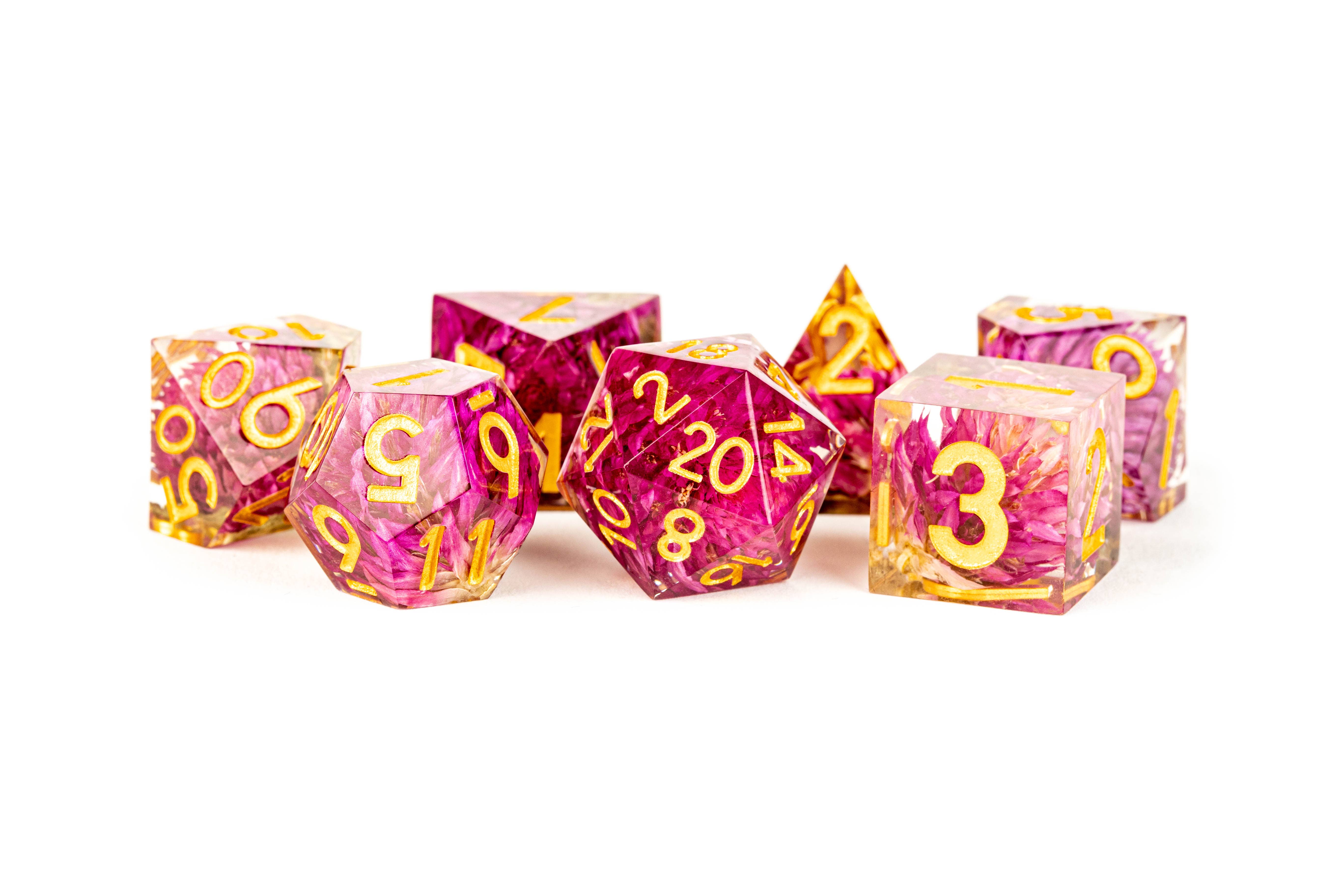 FanRoll by Metallic Dice Games - Wholesale Dobbelstenen - PREMIUM handgemaakte Sharp Edge-dobbelstenen (18 opties)7