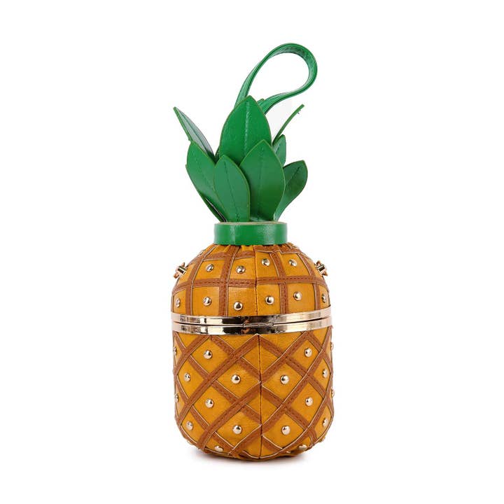 Handbag Express - Wholesale Shoulder Bag - Women's - Studded Pineapple Shoulder Bag