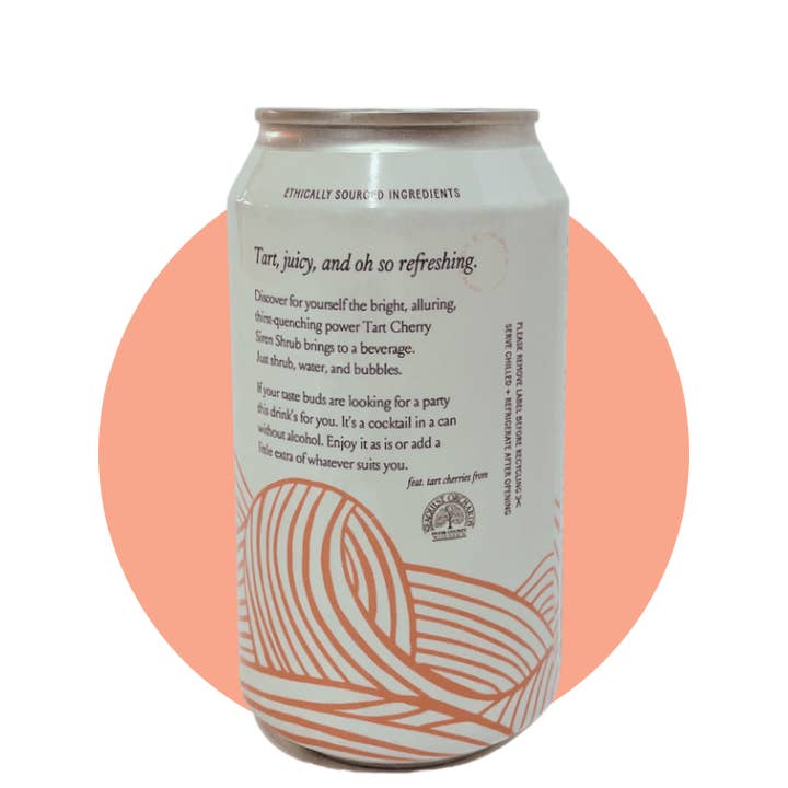 Siren Shrub Company LLC - Wholesale Soda/Carbonated Drink - Tart Cherry Sparkling Shrub (4 PK)1