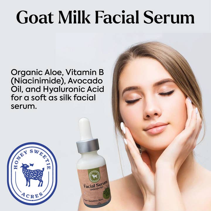 Honey Sweetie Acres - Wholesale Facial Serum/Concentrate - Facial: Goat Milk Facial Serum4