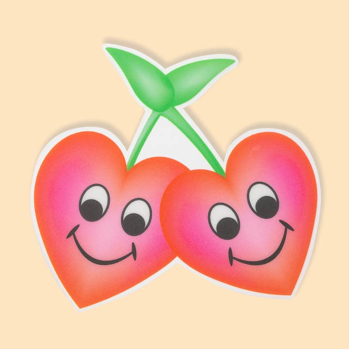 Cherry - Sticker - Recyled PET material for wholesale by wowgoods