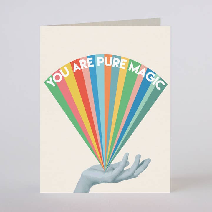 PURE MAGIC - greeting card for wholesale by Mixtape Paper Co.