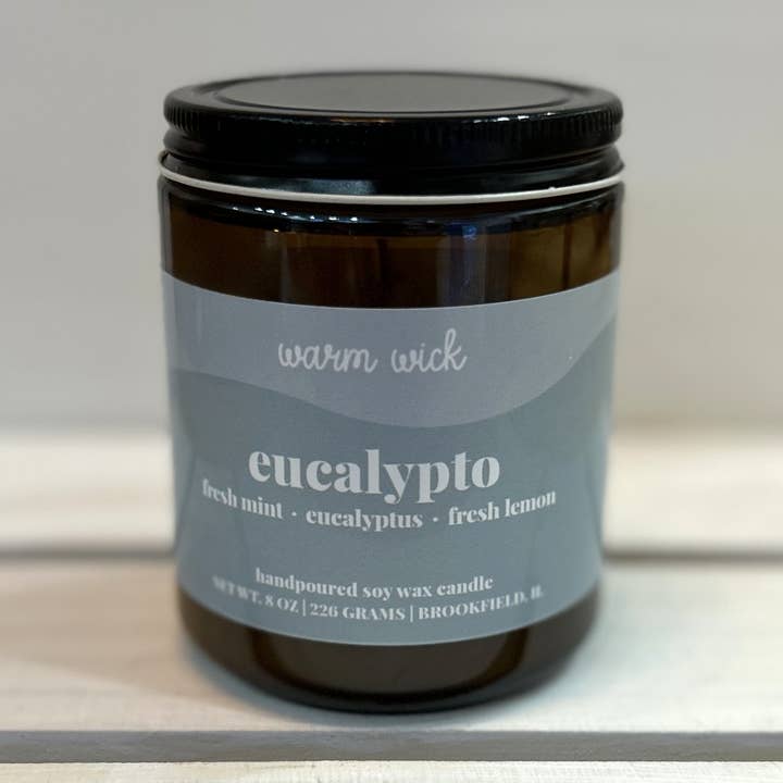 EUCALYPTO Naturlig soja voks Candle for engroshandel hos Warm Wick