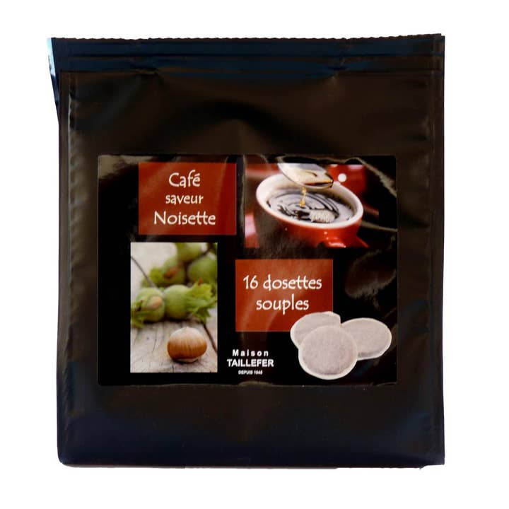 MAISON TAILLFER - Venta al por mayor Café instantáneo/expreso - VAINA DE CAFÉ SABOR AVELLANA (16 VAINAS)0