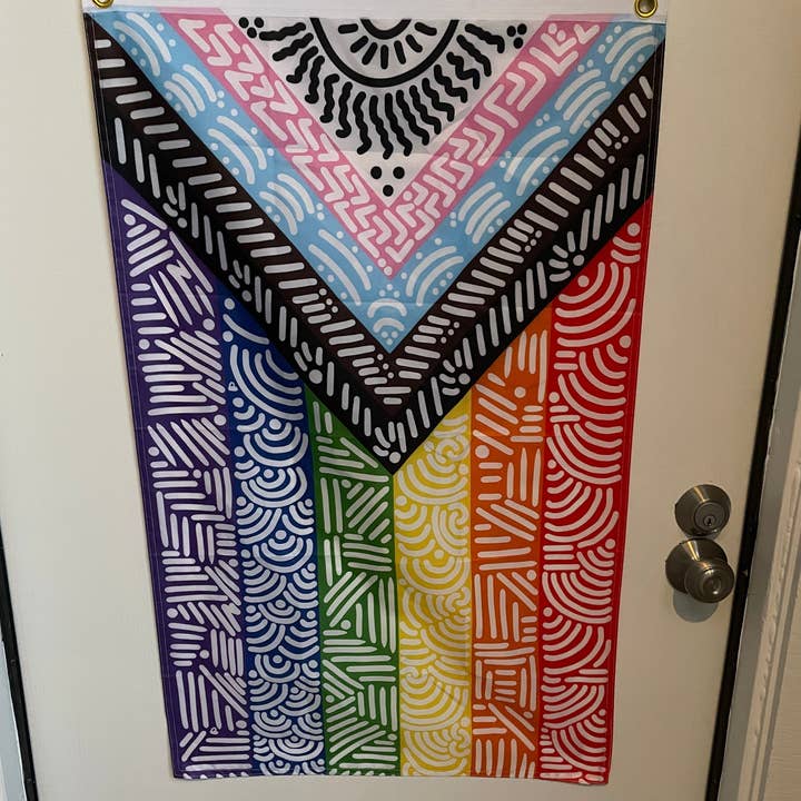 Bandeira Progress Pride por atacado de SunPy Crafts