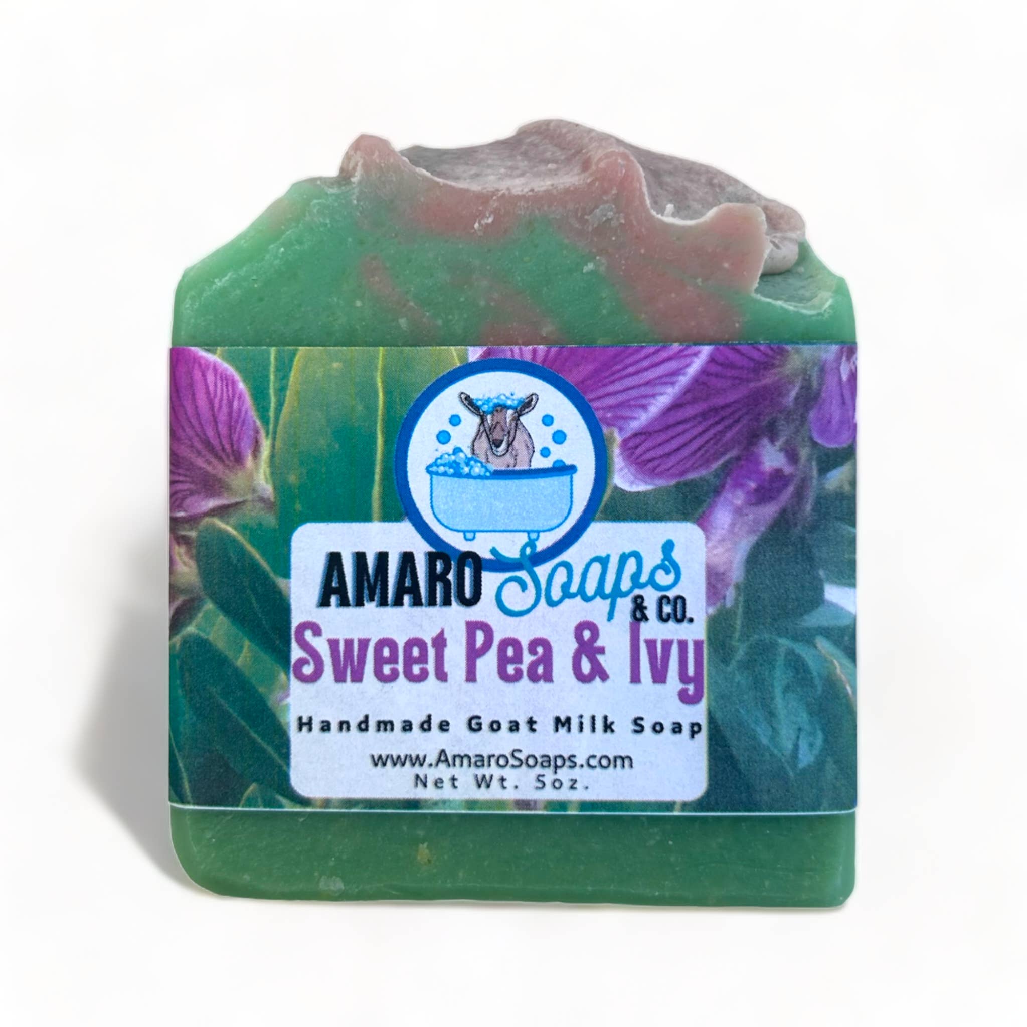 Amaro Soaps & Co. - Wholesale Bar Soap - Sweet Pea & Ivy Soap Bar