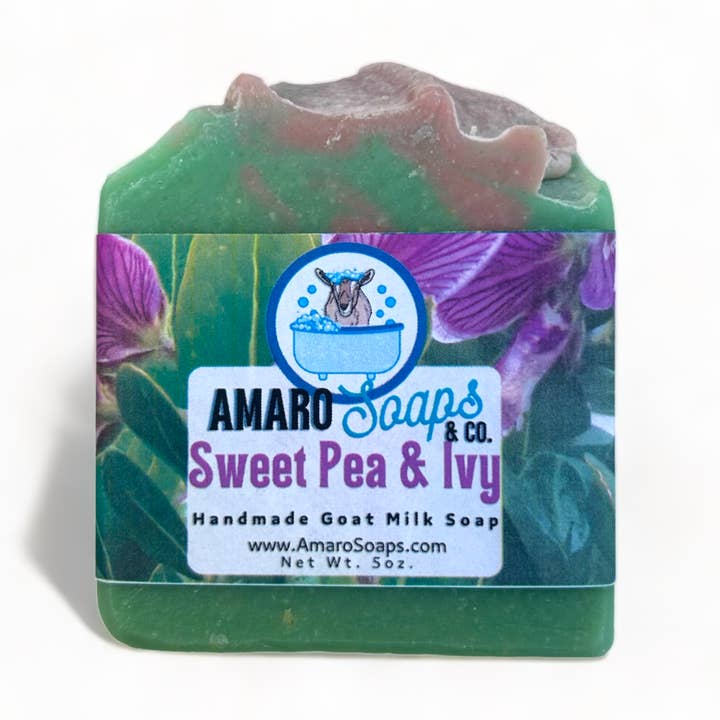 Amaro Soaps & Co. - Wholesale Bar Soap - Sweet Pea & Ivy Soap Bar0
