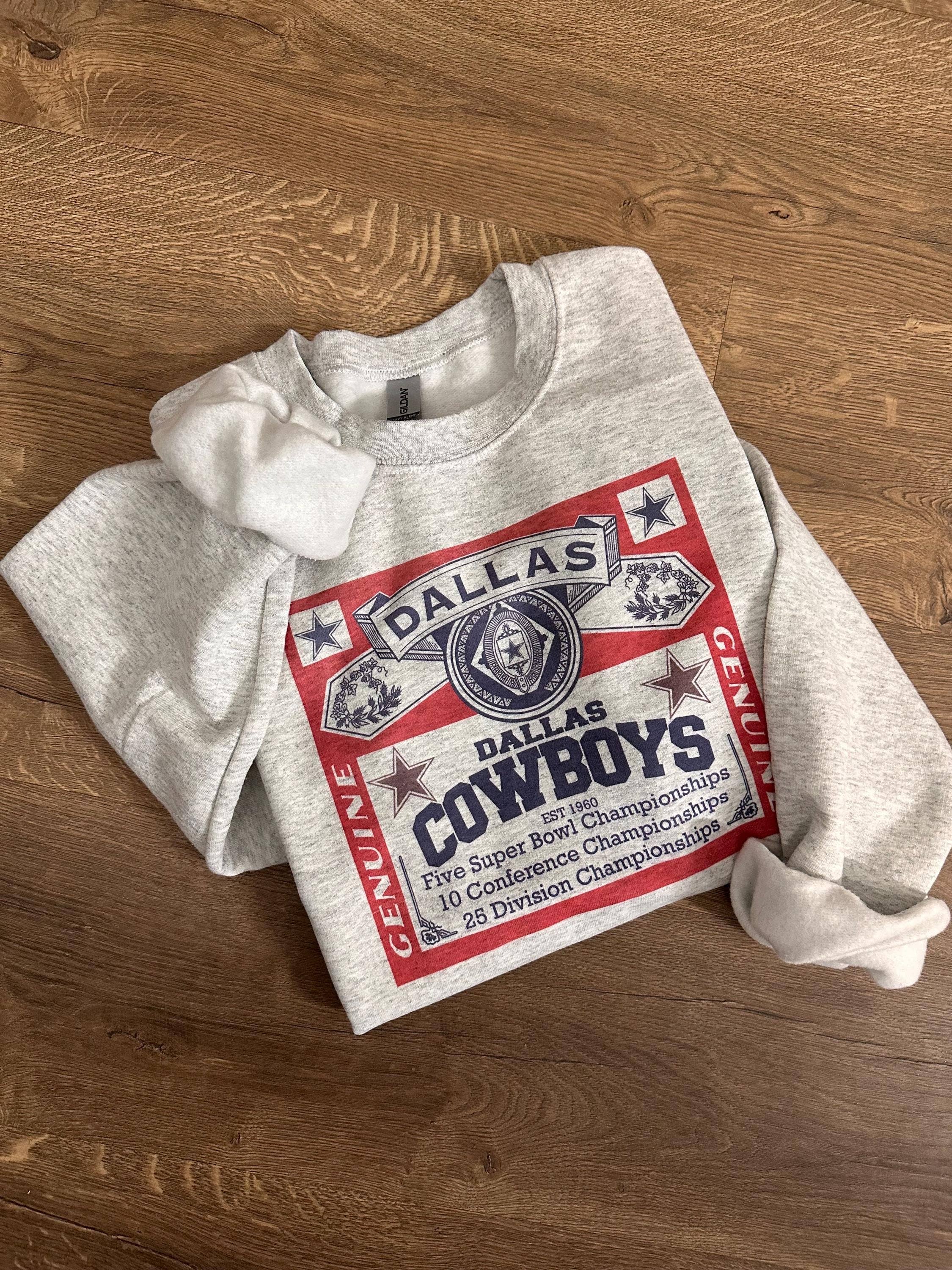 TheKingShirt - Wholesale Graphic Sweatshirt - Women's - Dallas Football Vintage Crewneck Sweatshirt Beer Texas0
