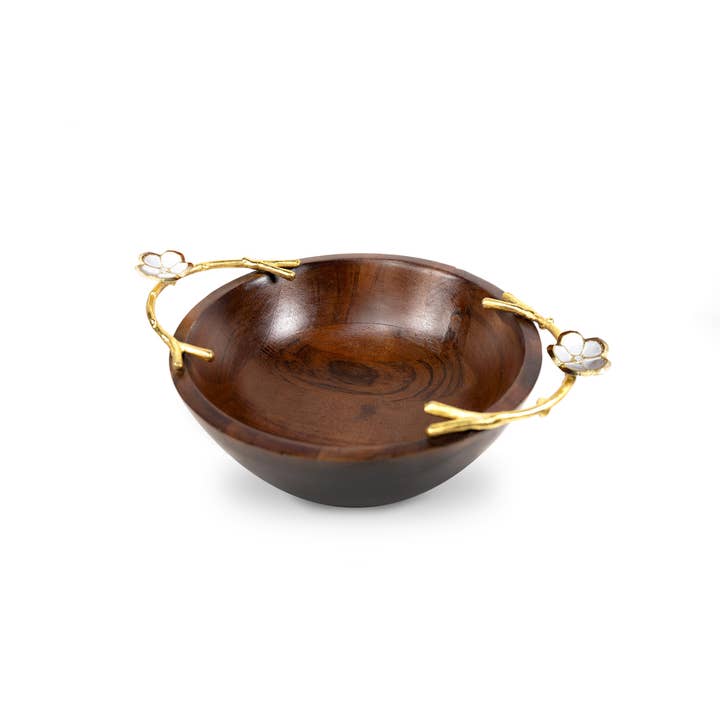 Petit bol à salade individuel en bois de manguier pour la vente par Roberts and Dore