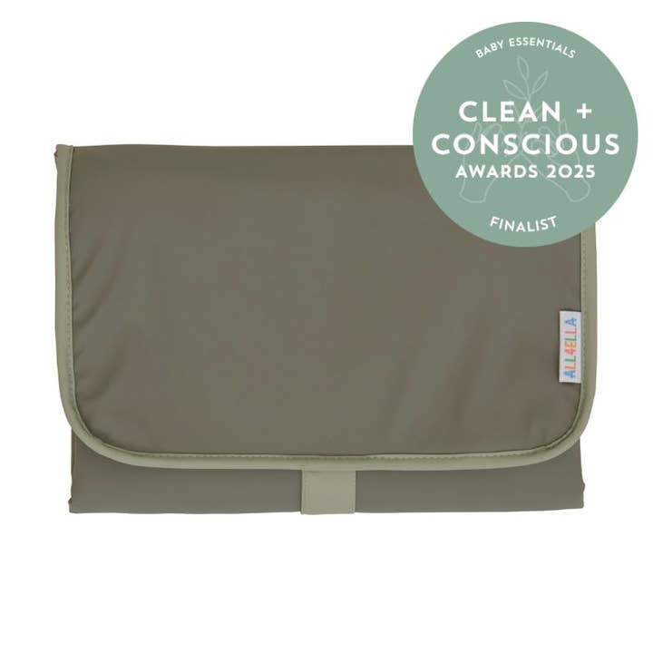 All4Ella - Wholesale Diaper Bag - Baby - Recycled Changing Wallet - Sage0
