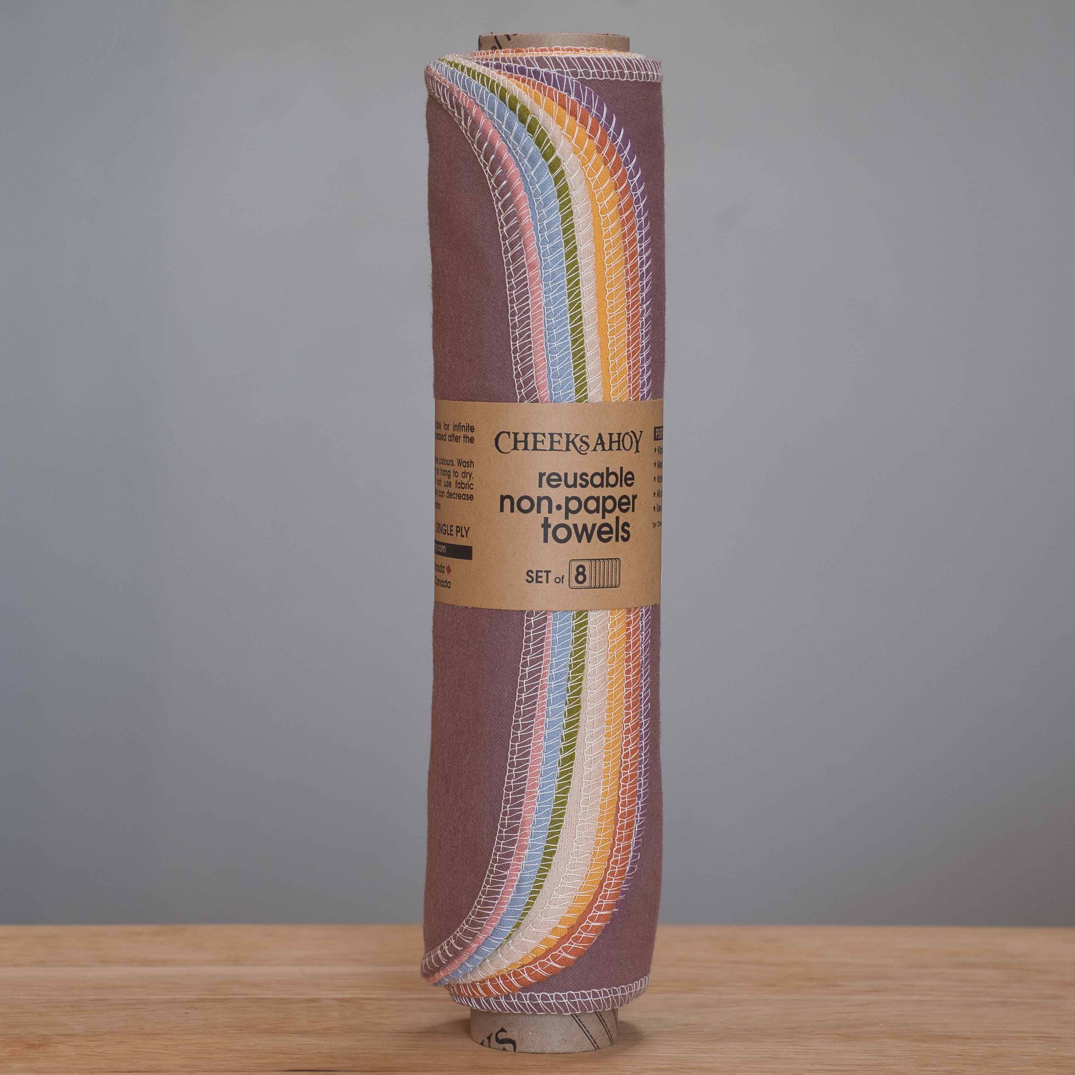 Cheeks Ahoy – wholesale Kökshandduk/Disktrasa – Återanvändbara icke-pappershanddukar - Autumn Woods - Begränsad upplaga0