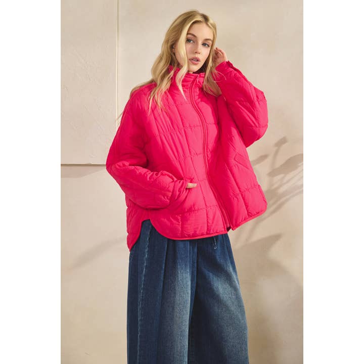 Veveret – wholesale Jacket – Women's – Zip Up Packable Puffer Jacket18