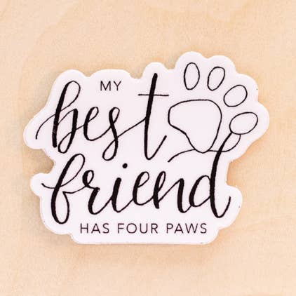 Min bedste ven har fire poteklistermærker for engroshandel hos Kallos Ink