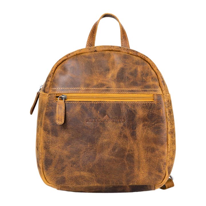 Essential Backpack Chloe- Camel BP6799CAM for wholesale by Greenwood Leather AU
