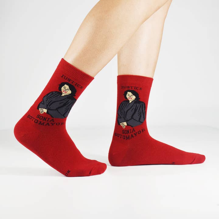 Maggie Stern Stitches - Wholesale Socks - Women's - Sonia Sotomayor Ankle Socks Medium2