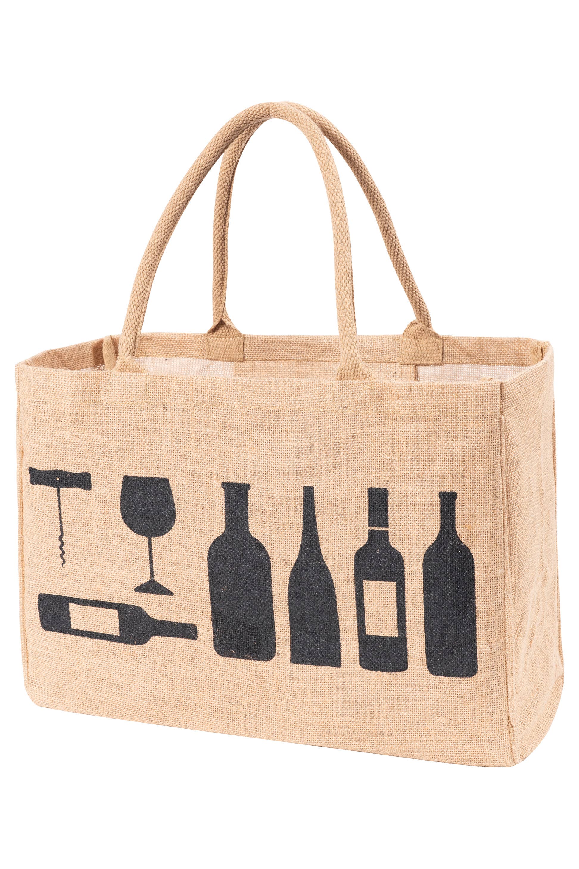 KAF Home - Wholesale Grocery/Shopping Bag - KAF Home Jute Market Tote Bag - Durable and Oversized7