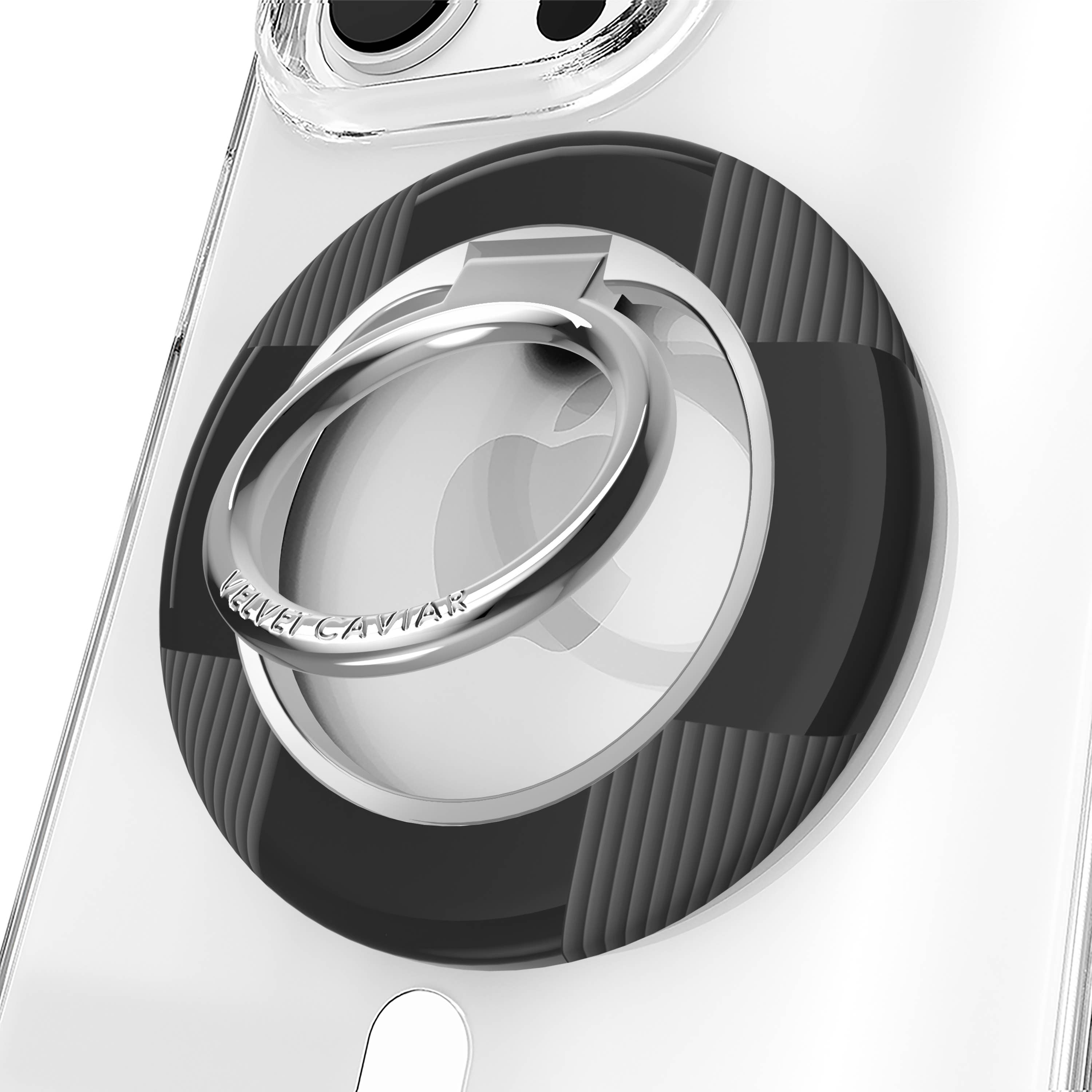 VELVET CAVIAR - Wholesale Phone Grip - Magnetic Phone Ring & Stand - Noir Vibe Checkered