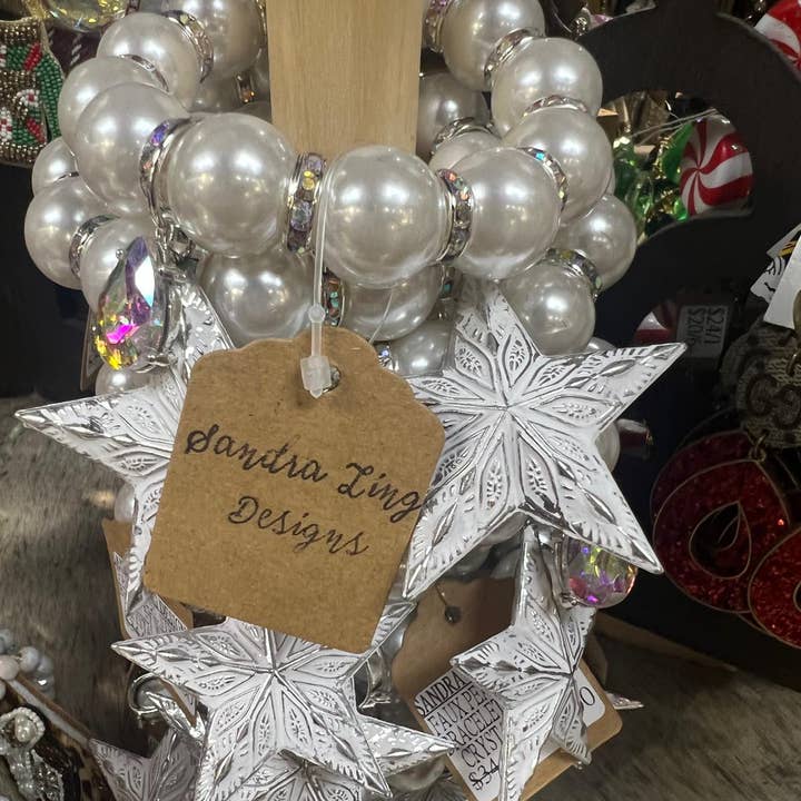 Sandra Ling Designs - Wholesale Beaded Bracelet - ✨⭐ Winter Star Statement Bracelet ⭐✨0