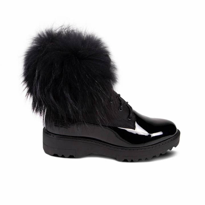 Botte Brooke avec raton laveur pour femme pour la vente par Cloud Nine Sheepskin