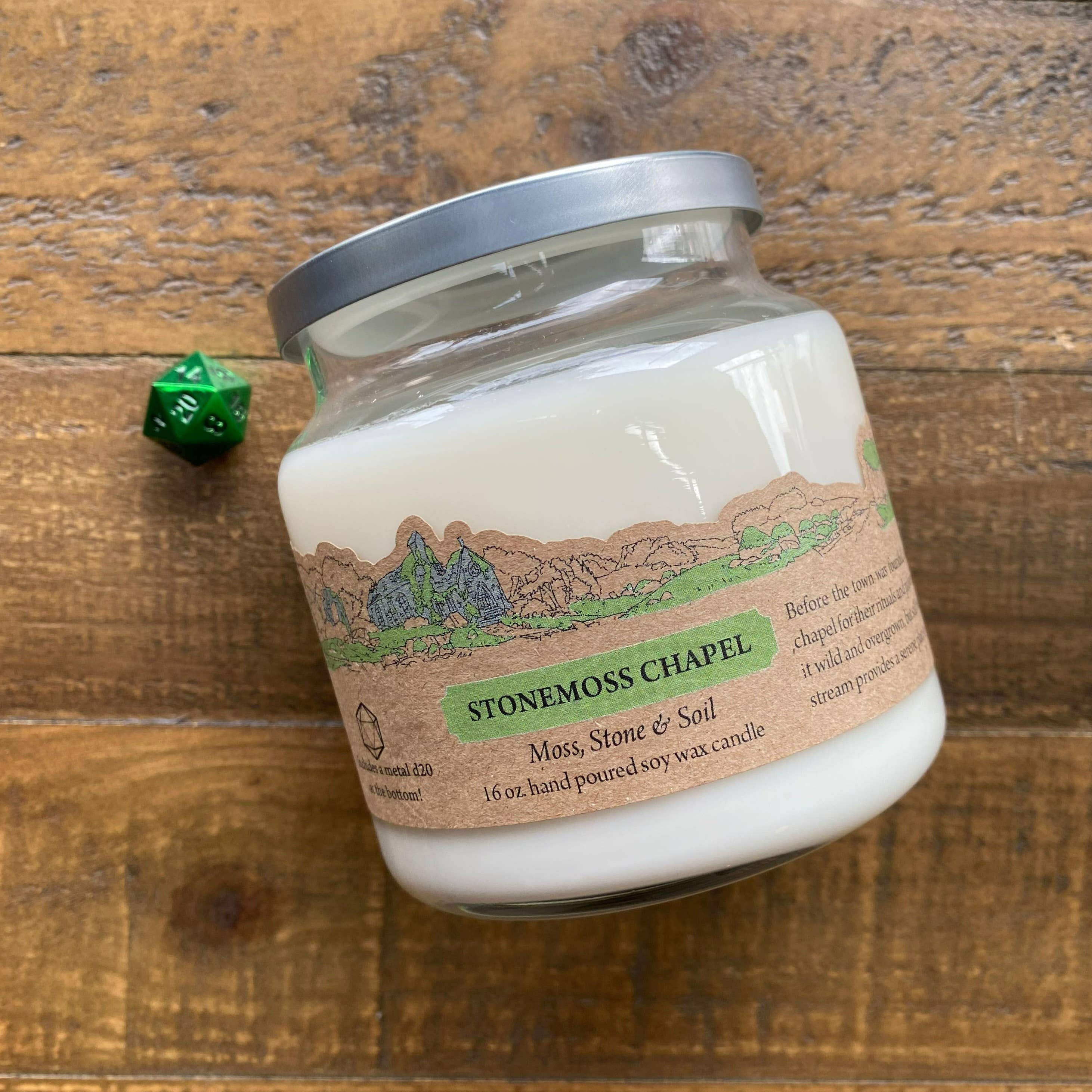 Cantrip Candles - Wholesale Jar/Filled Candle - Stonemoss Chapel 16oz Candle1