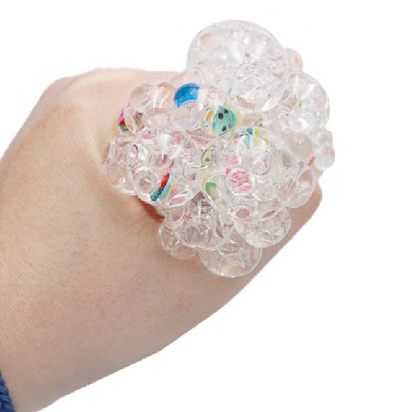 Cap Zone - Wholesale Squishy Toy - Kids & Baby - LED Lit-Up Mesh Silicone Squishy Ball