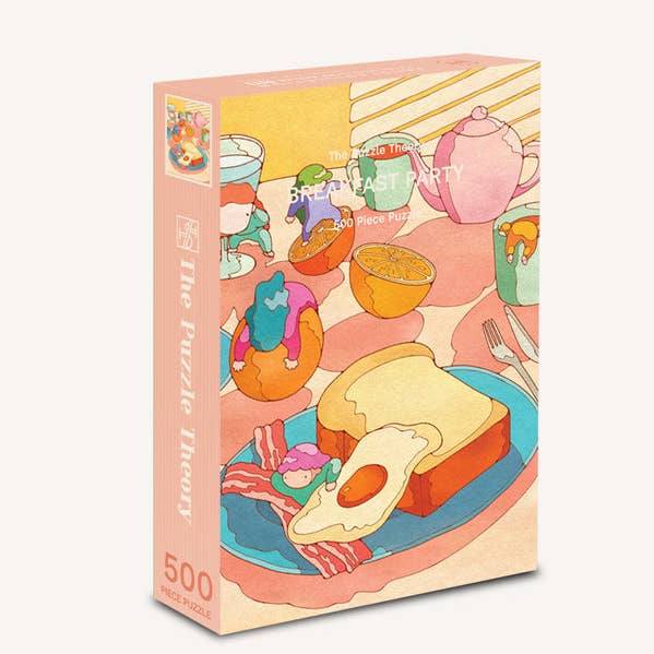 The Puzzle Theory - Wholesale Puzzle – Adult - Asami Watanabe Breakfast Party 500 Piece Puzzle1