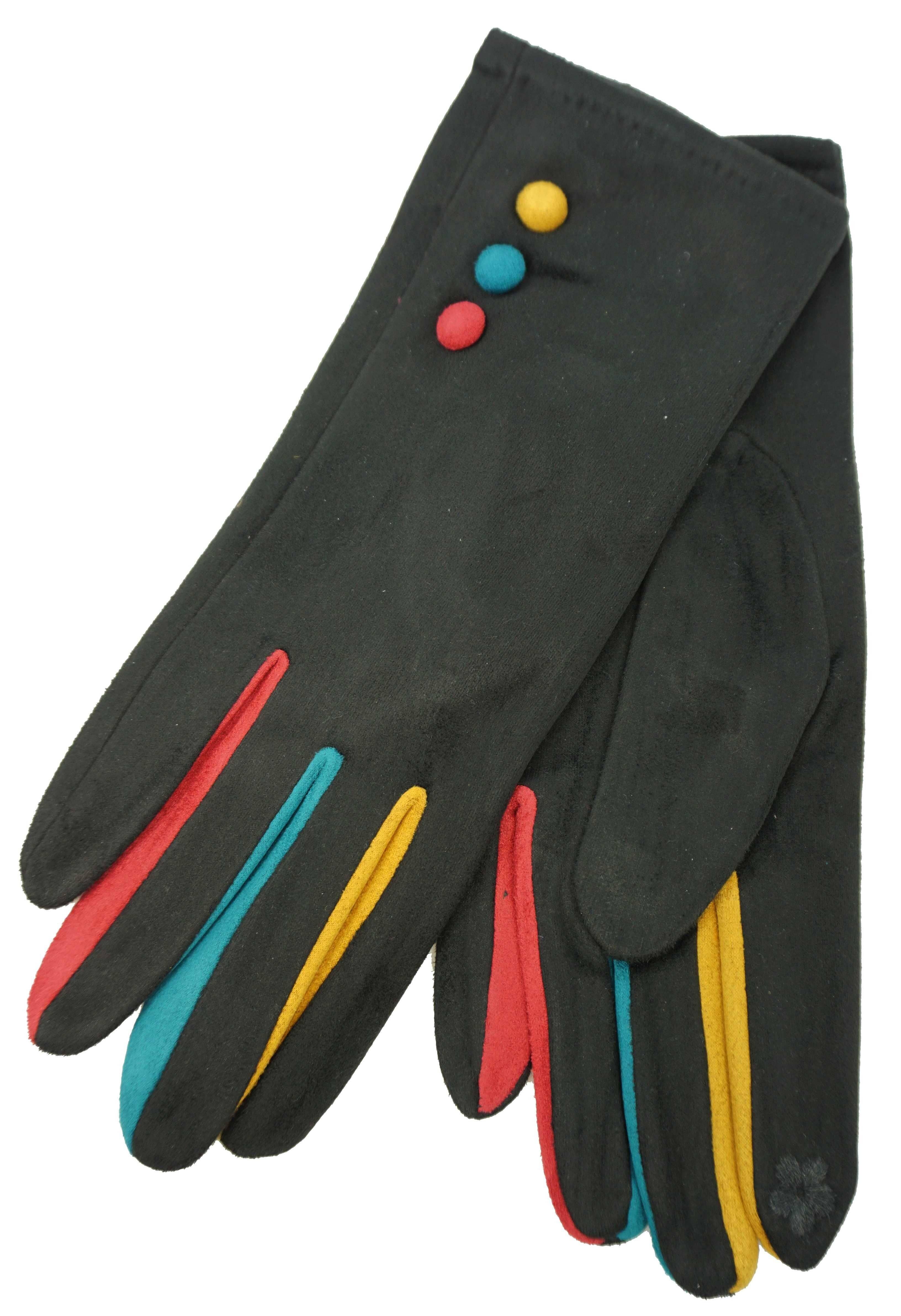Anais - Wholesale Gloves - Women's - Multi-color glove with touch finger YN03295
