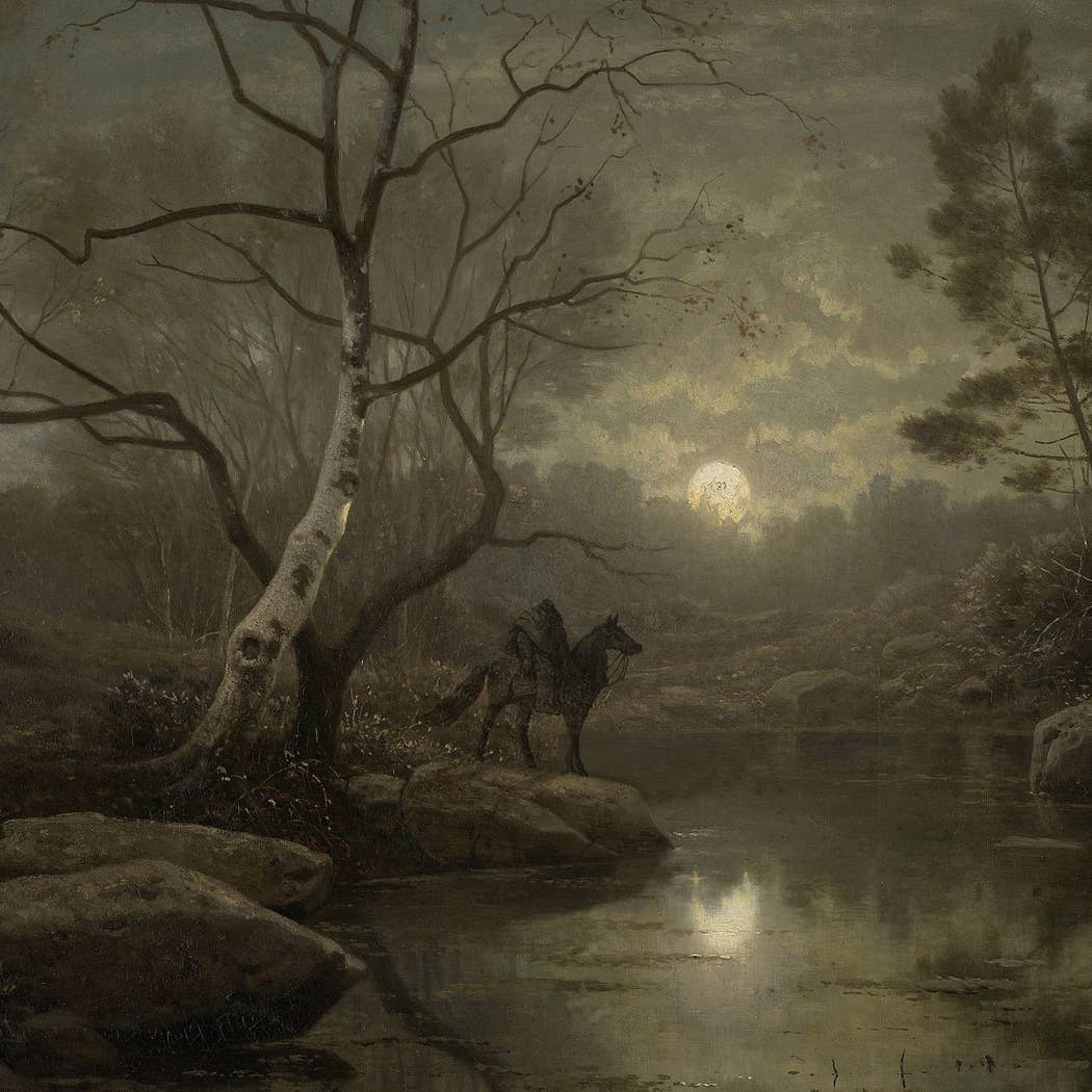 Madison Bay Co. - Historical Home Decor Reproductions - Wholesale Art Print - Headless Horseman Forest Scene Framed Print2