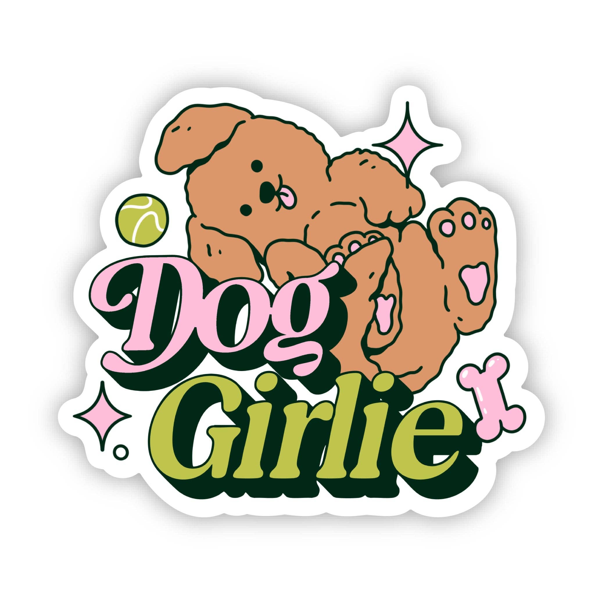 Big Moods - Wholesale Sticker - Dog Girlie Sticker1