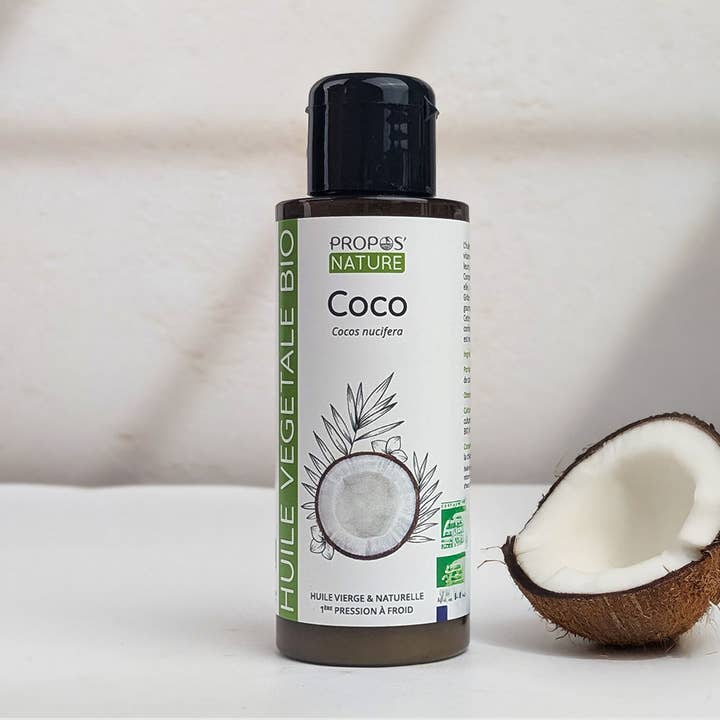 Propos'Nature - Venta al por mayor Aceites de baño/corporales - Aceite de Coco Virgen Bio 50ml, 100ml, 500ml4