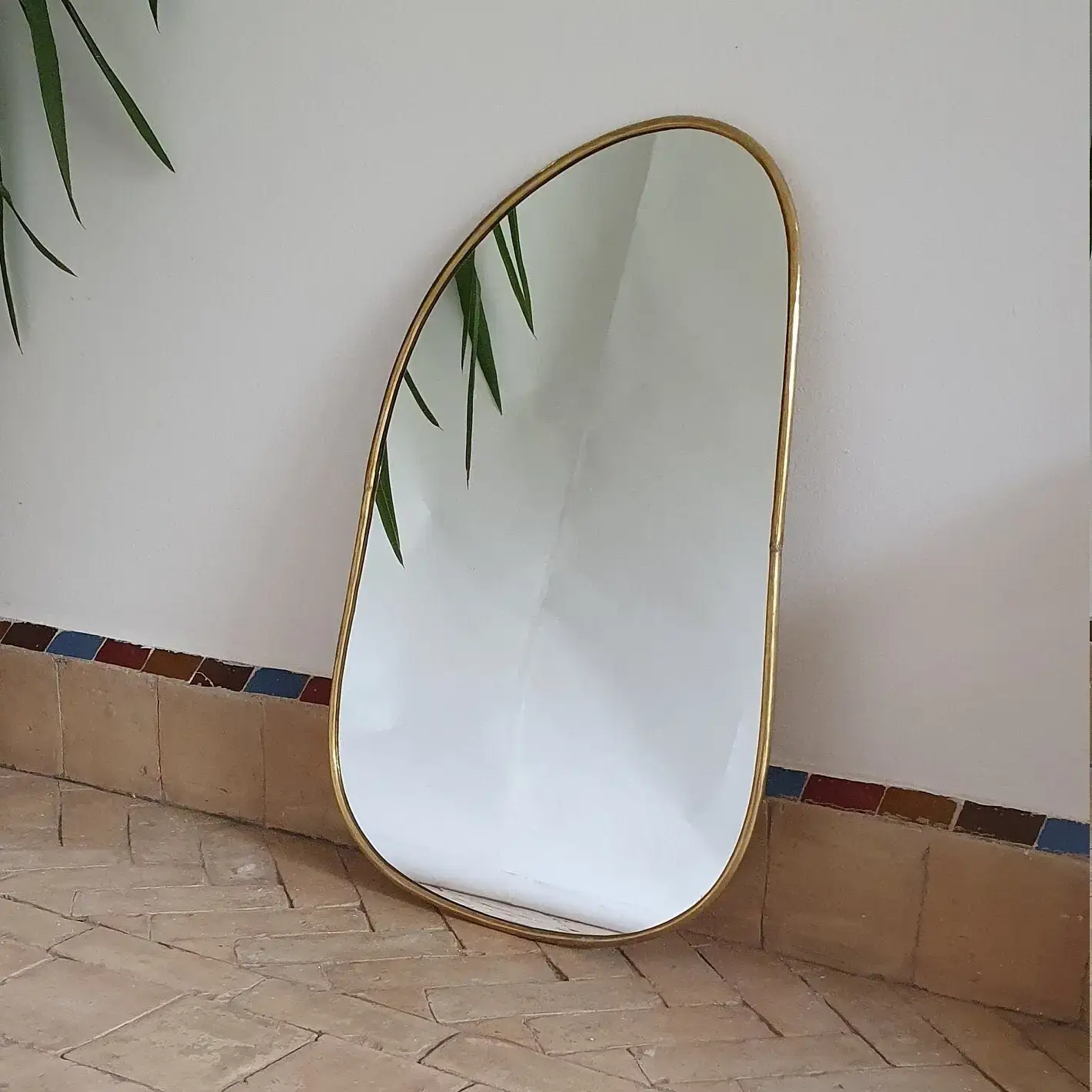 libitiishop - Wholesale Wall Mirror - Irregular Handmade brass mirror | wall mirror I Decoration1