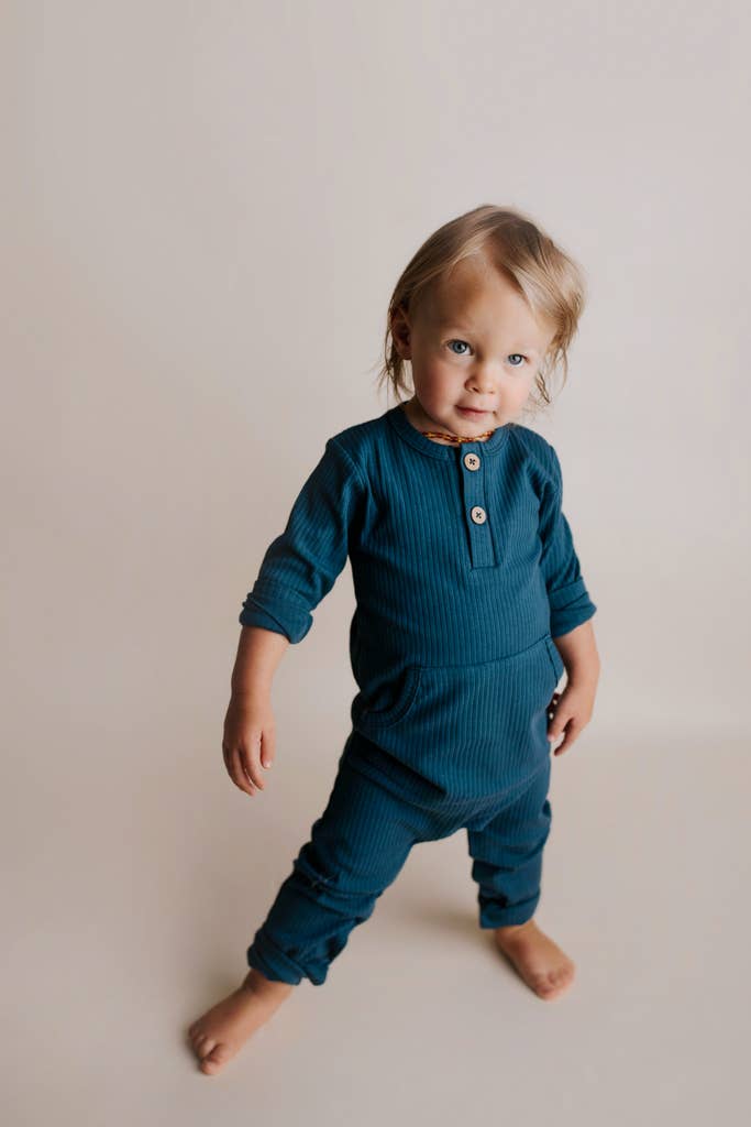 Three Little Tots - Wholesale Rompertje - Baby - Baby ribgebreide romper met zakken25