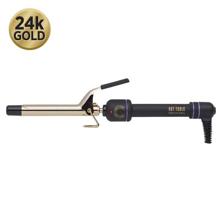 iTech361 - Wholesale Curling Iron/Wand - Hot Tools Professional Black Gold Curling Iron/Wand, 3/4"