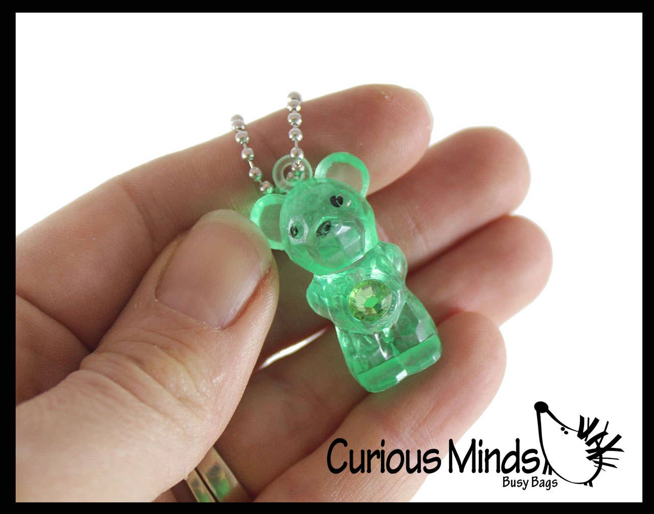 Curious Minds Toys – Engroshandel Nøglering - Børn – 1 søde Birthstone Bear Figurer Med Clip Nøgle - Mini Legetøj1