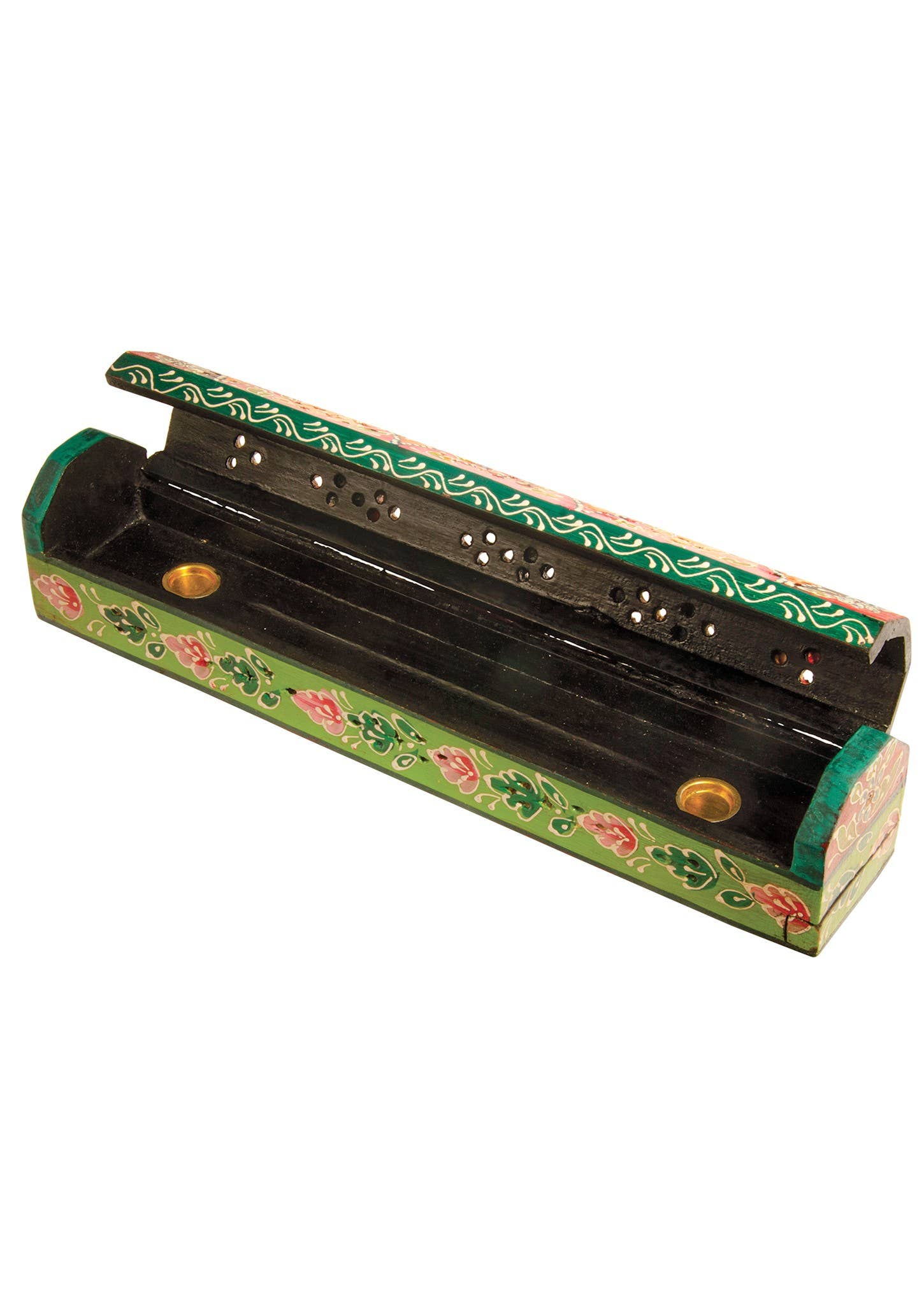 Namaste - Wholesale Incense Holder - Hand Painted Wooden Incense Box2