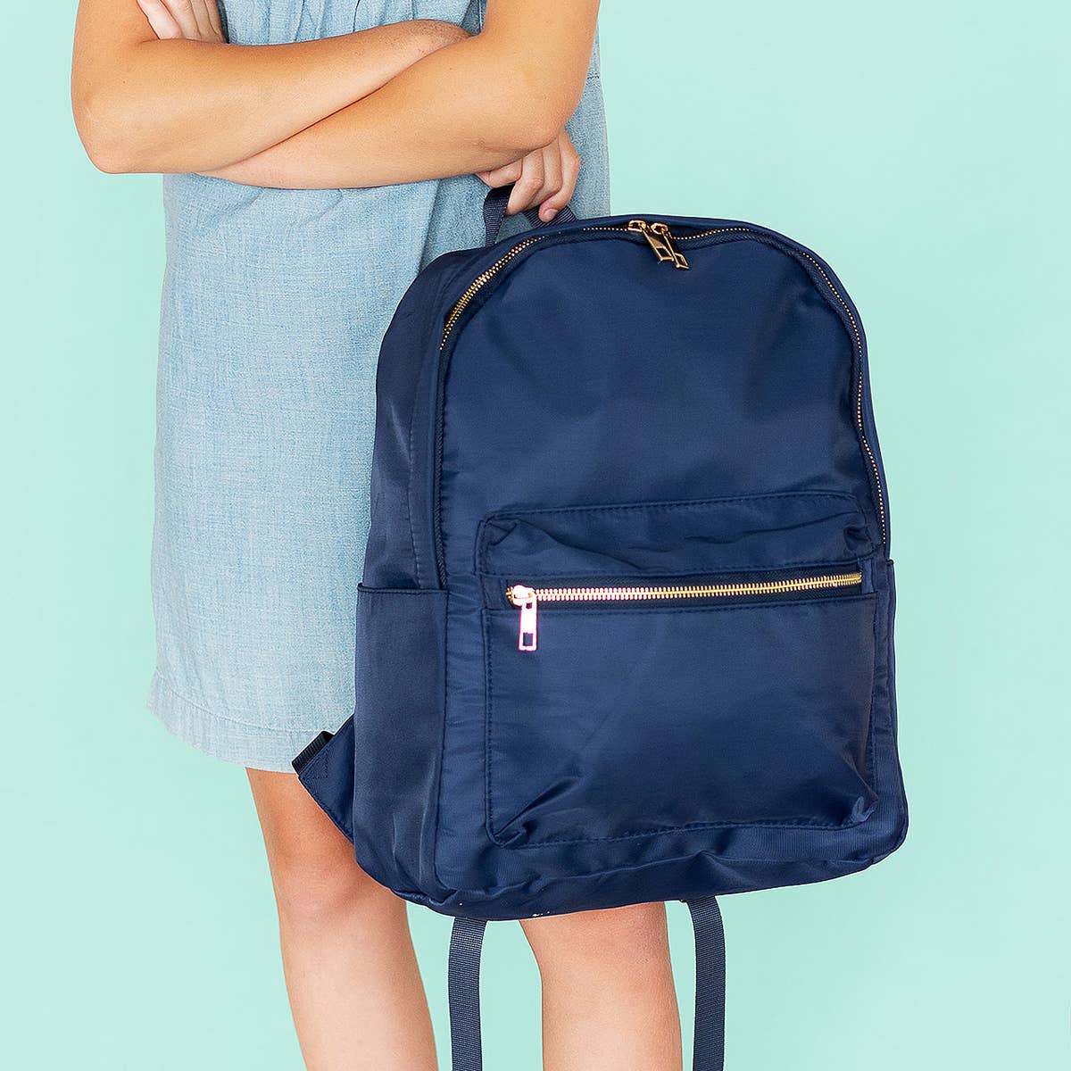 Viv&Lou - Wholesale Backpack - Women's - Navy Charlie Backpack2