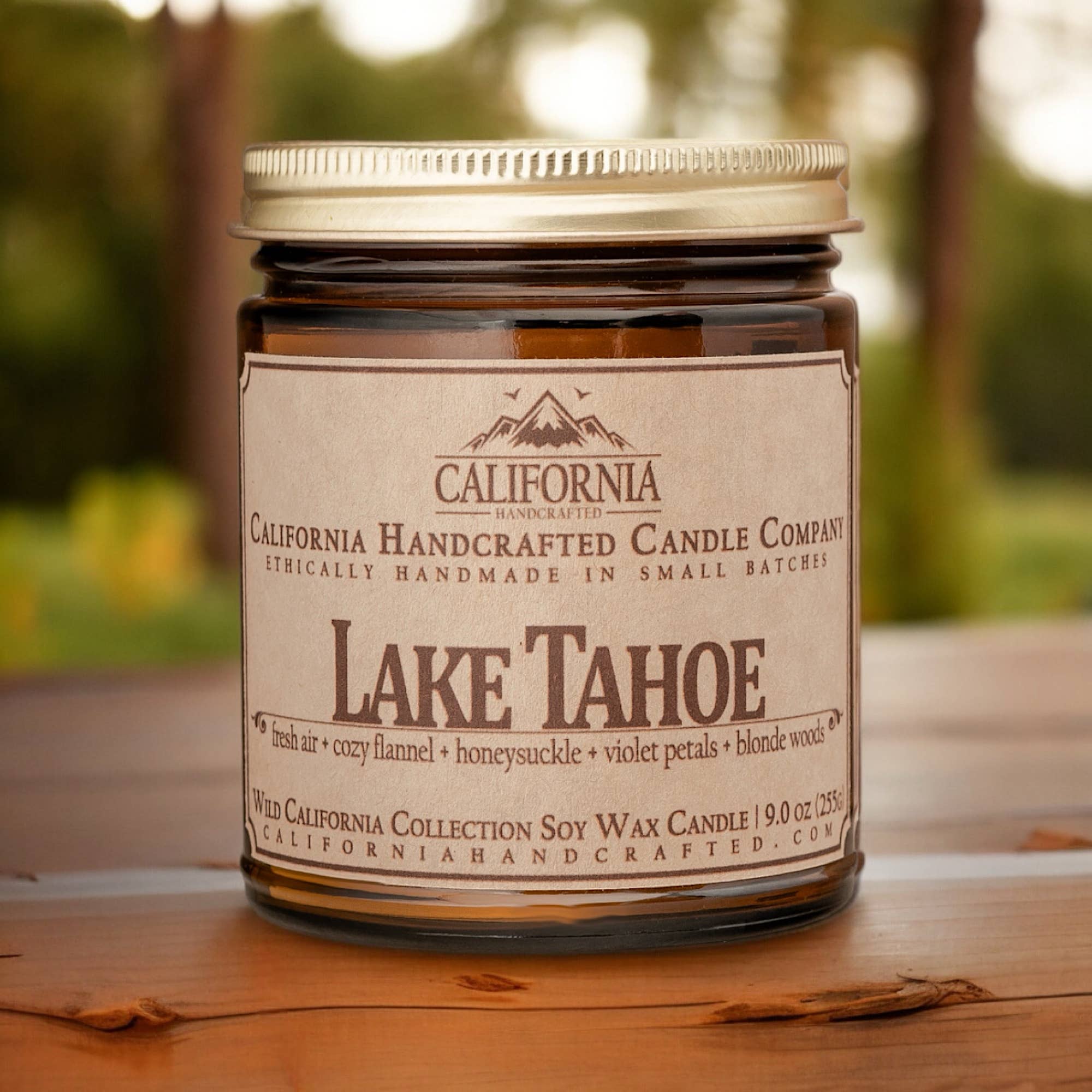 California Handcrafted - Wholesale Jar/Filled Candle - Lake Tahoe Coconut Apricot Jar Candle3