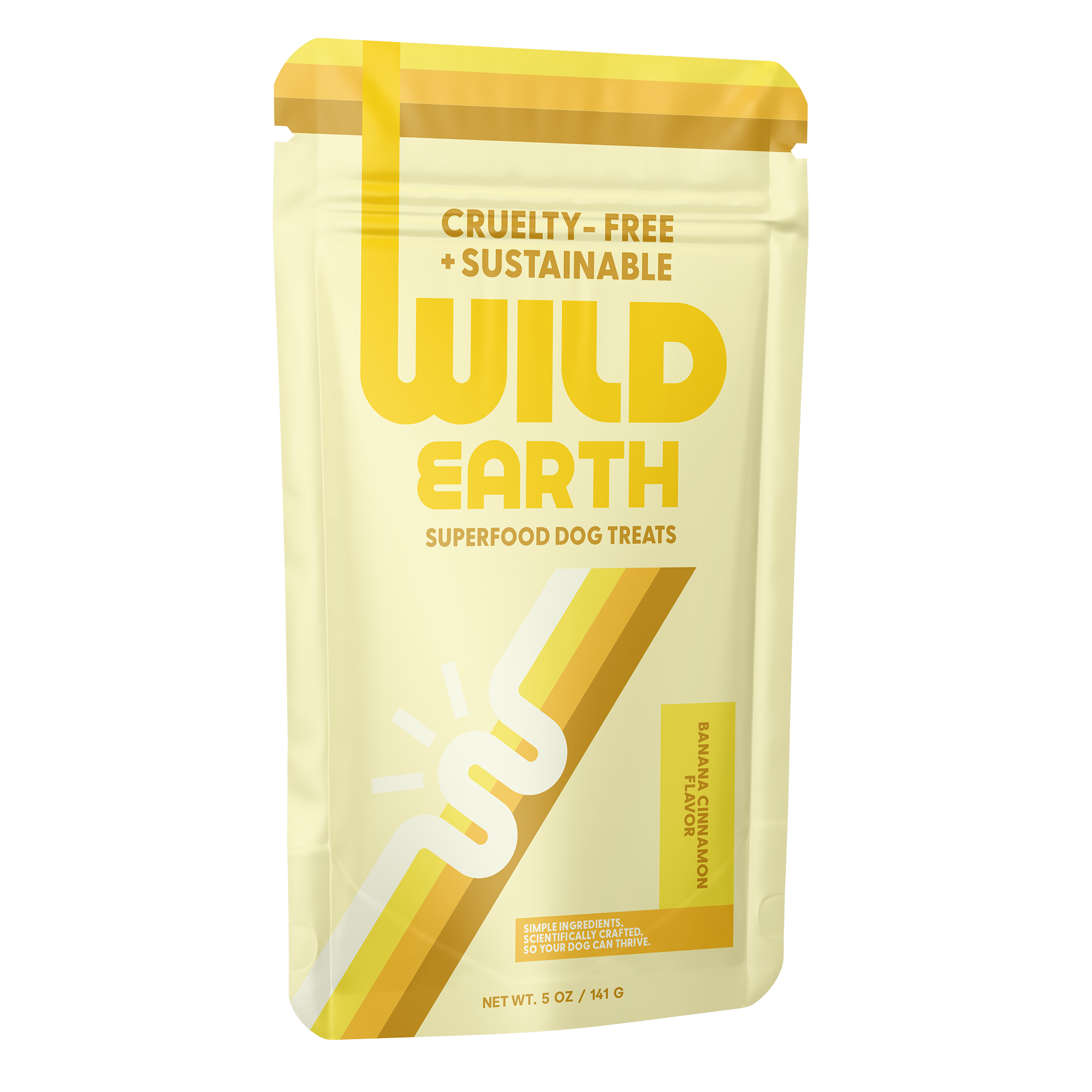 Wild Earth – snacks e guloseimas - Cão por atacado – Mimos para Cão Superfood Com Koji, Banana Canela (5oz)5