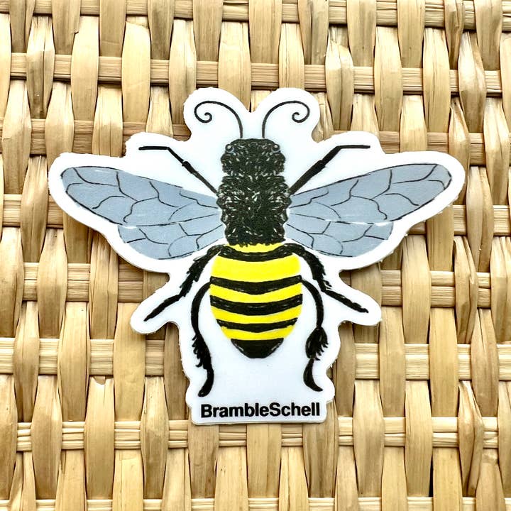 Bramble Schell Studio - Wholesale Sticker - Honeybee Vinyl Sticker0